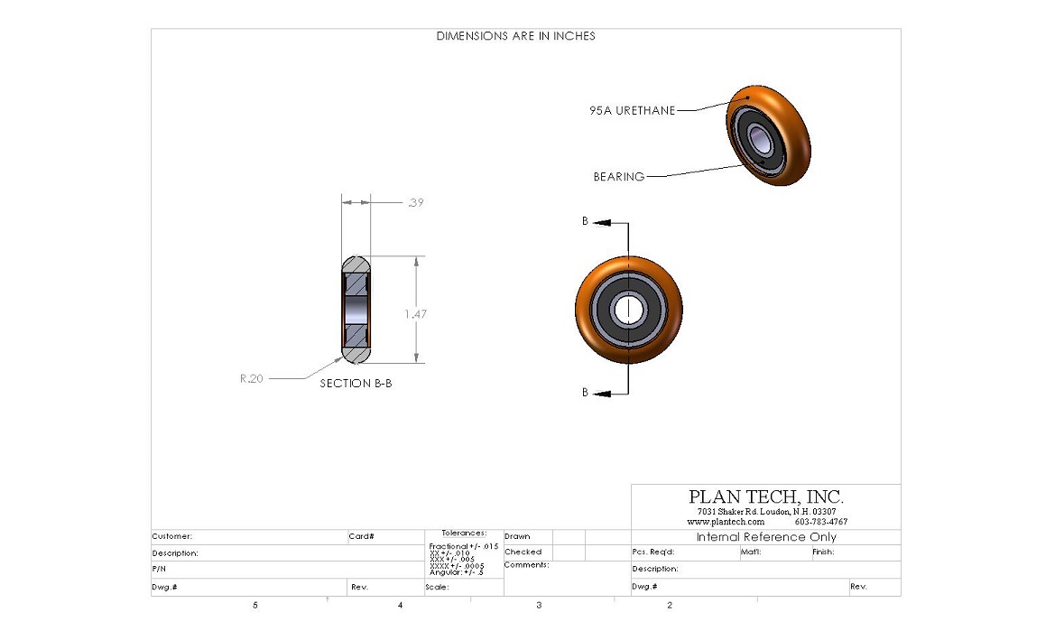 Urethane Idler Wheels Custom Urethane Idler Wheels Plan Tech